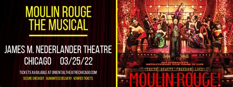 nederlander theater tickets for moulin rouge